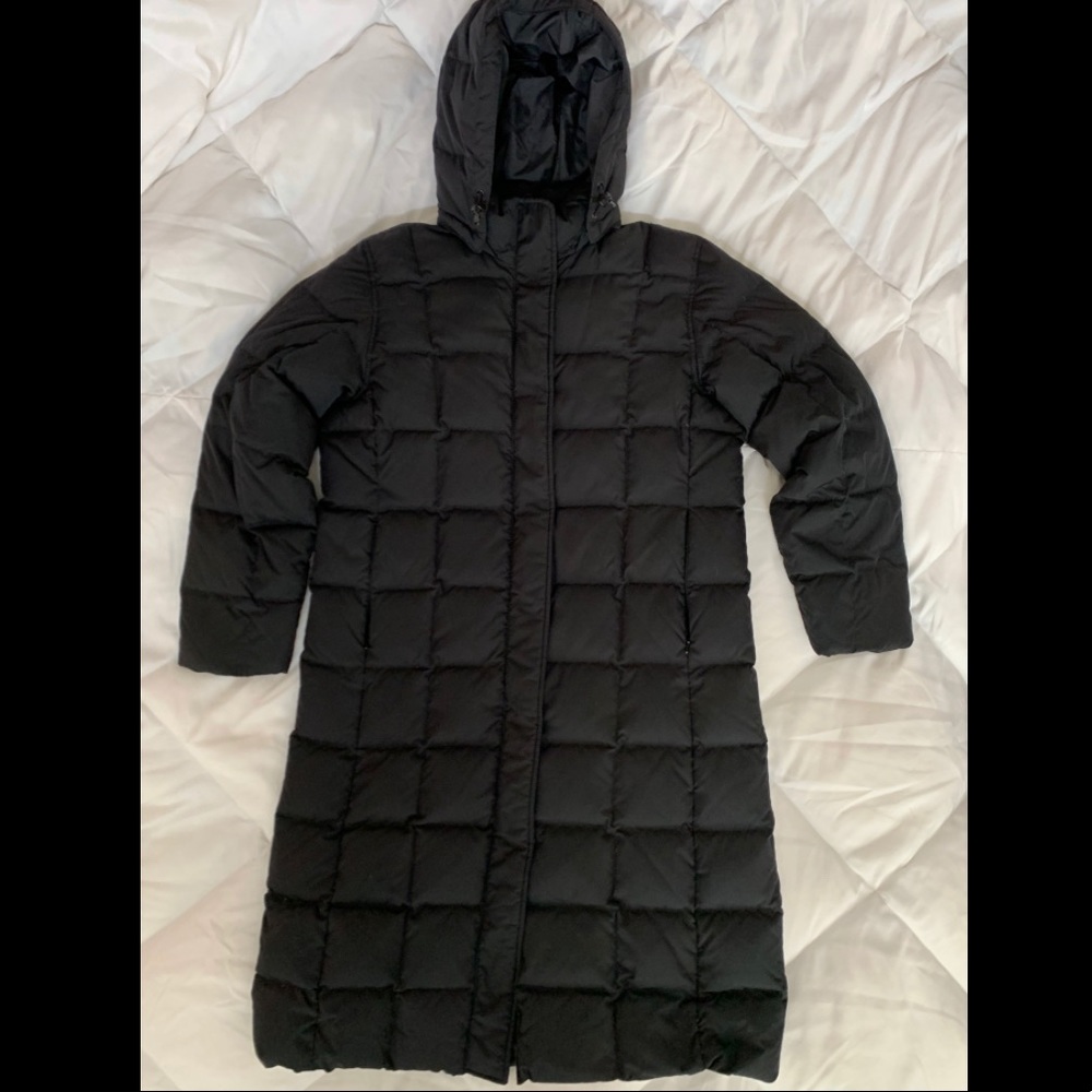 Land's End Ultrawarm goosedown long puffer coat